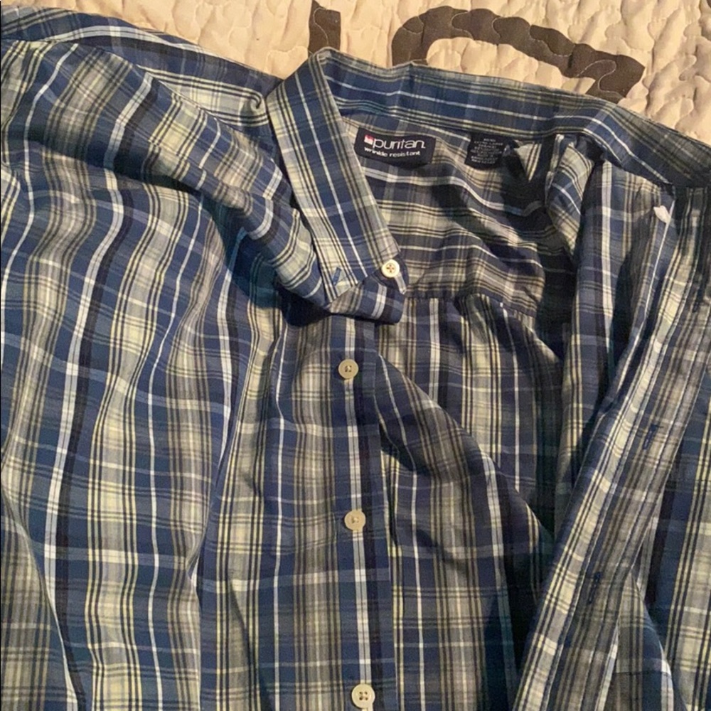 Men’s ex lg short sleeve shirt with buttons